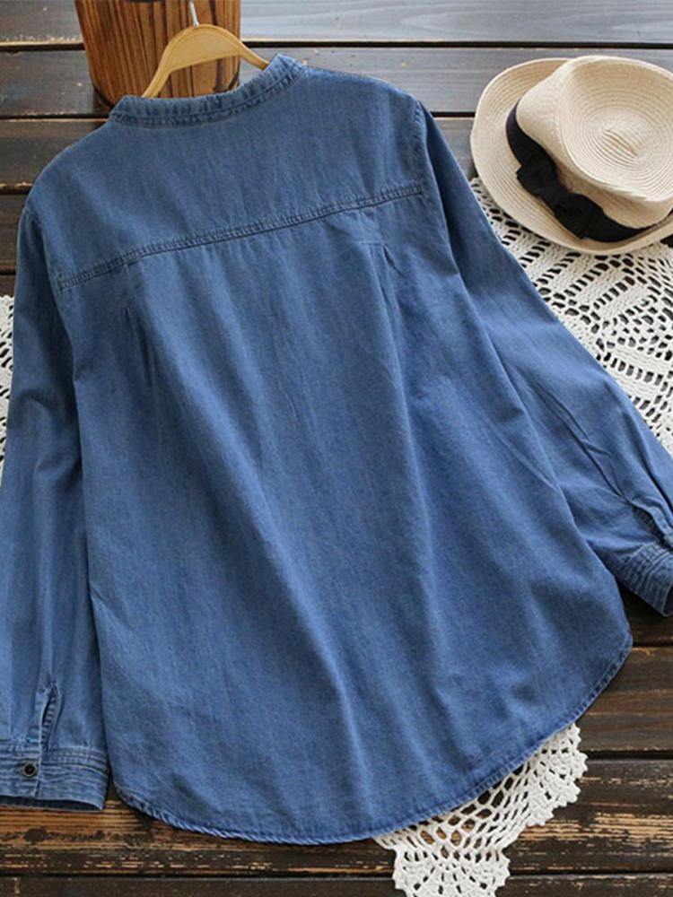 SELAH | DENIM-BLOUSE