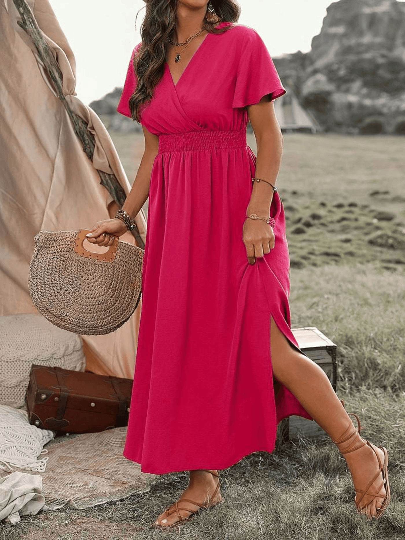 Franziska | Elegantes langes Kleid