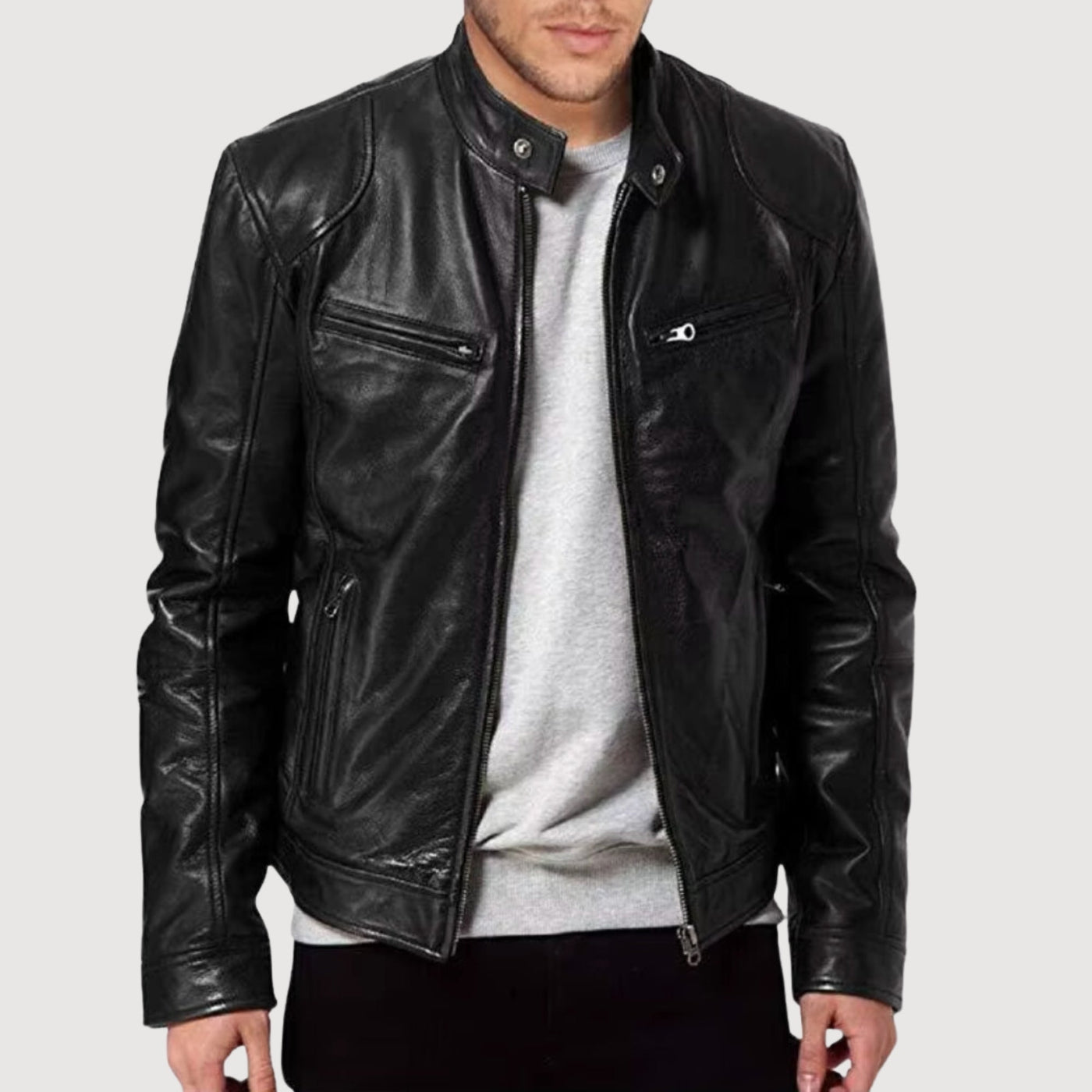 Markus | Premium Lederjacke