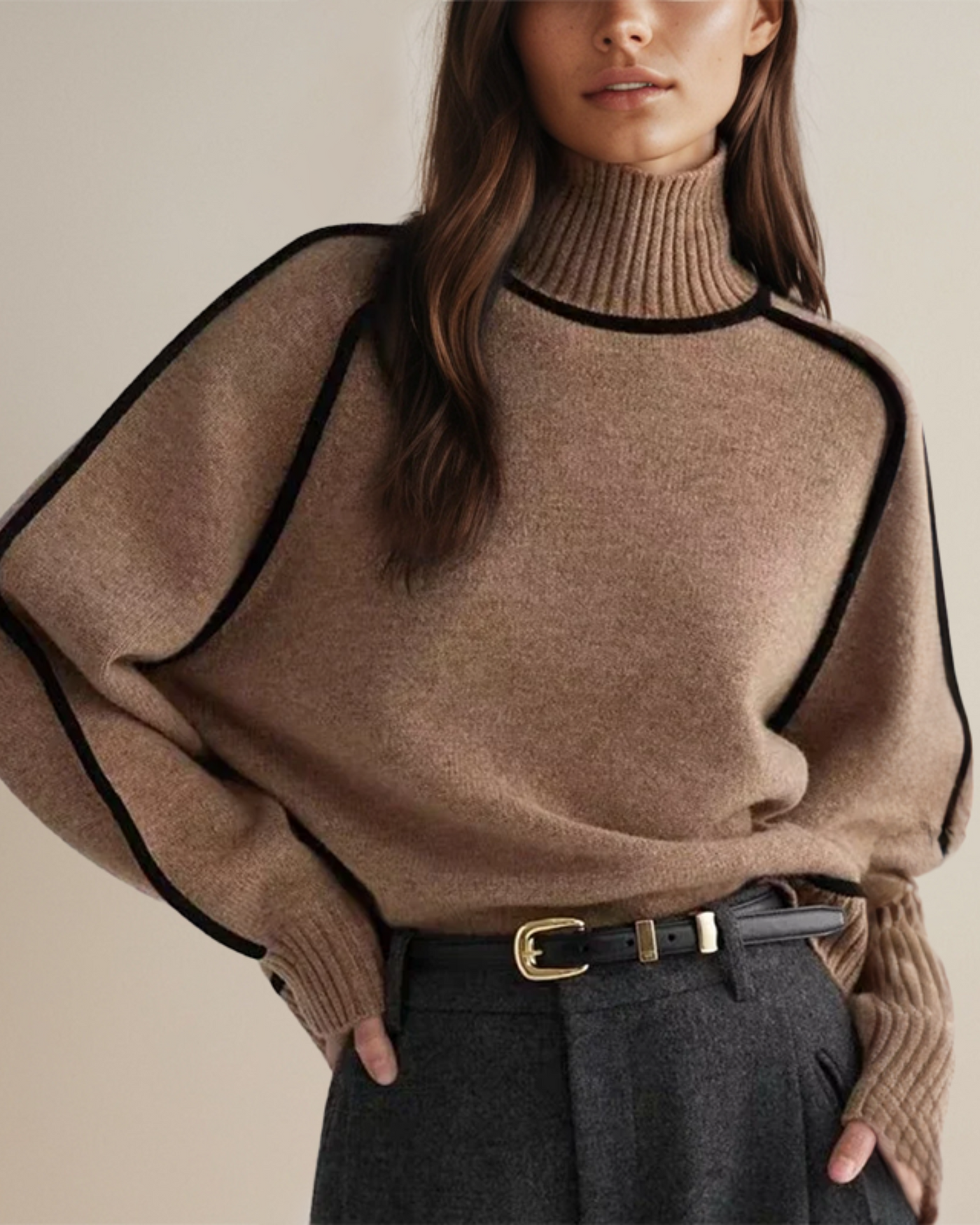 Aldea | Eleganter Rollkragenpullover