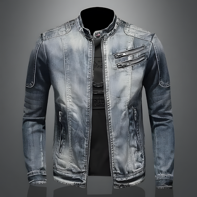 Mike | Langärmeliges Denim-Jacke