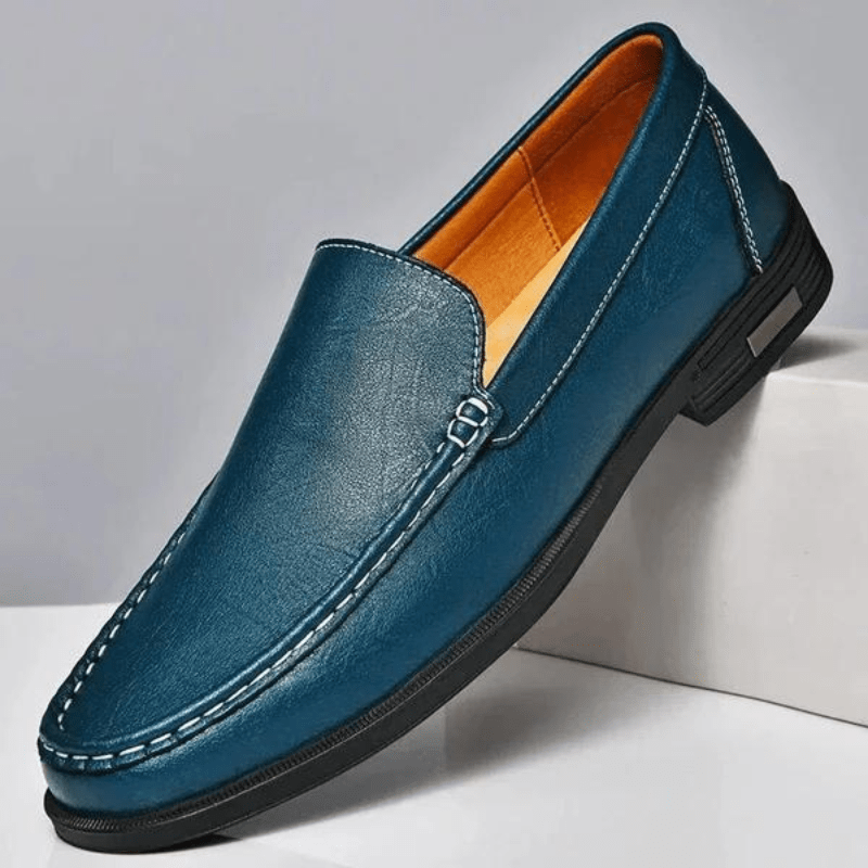 Lorenzo Italienische Leder-Slipper