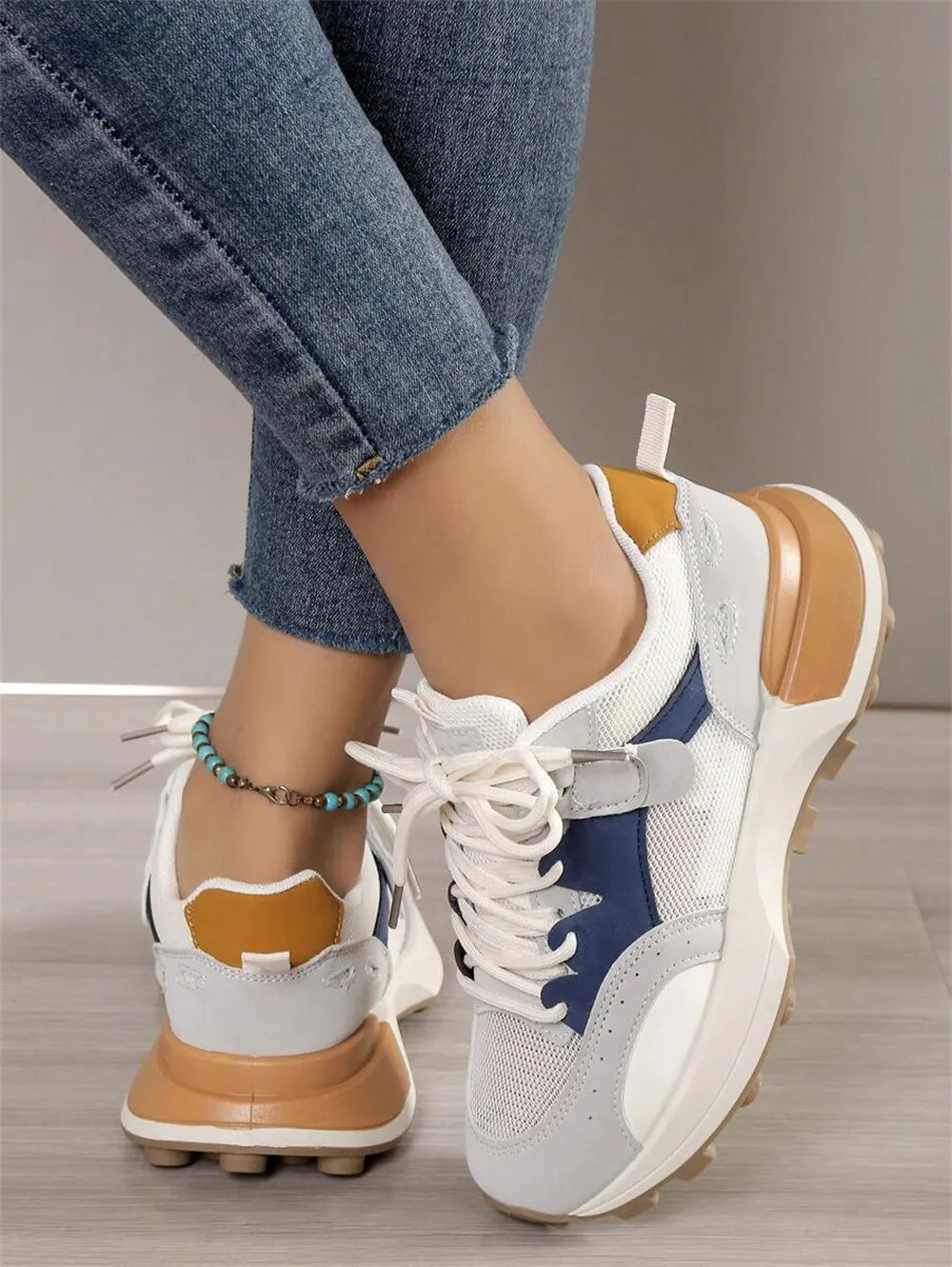 Dee | Orangefarbene Schuhe