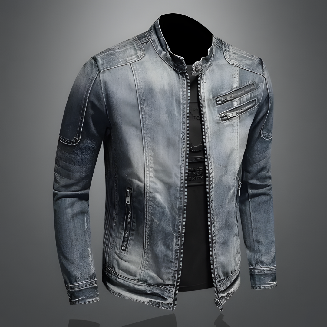 Mike | Langärmeliges Denim-Jacke