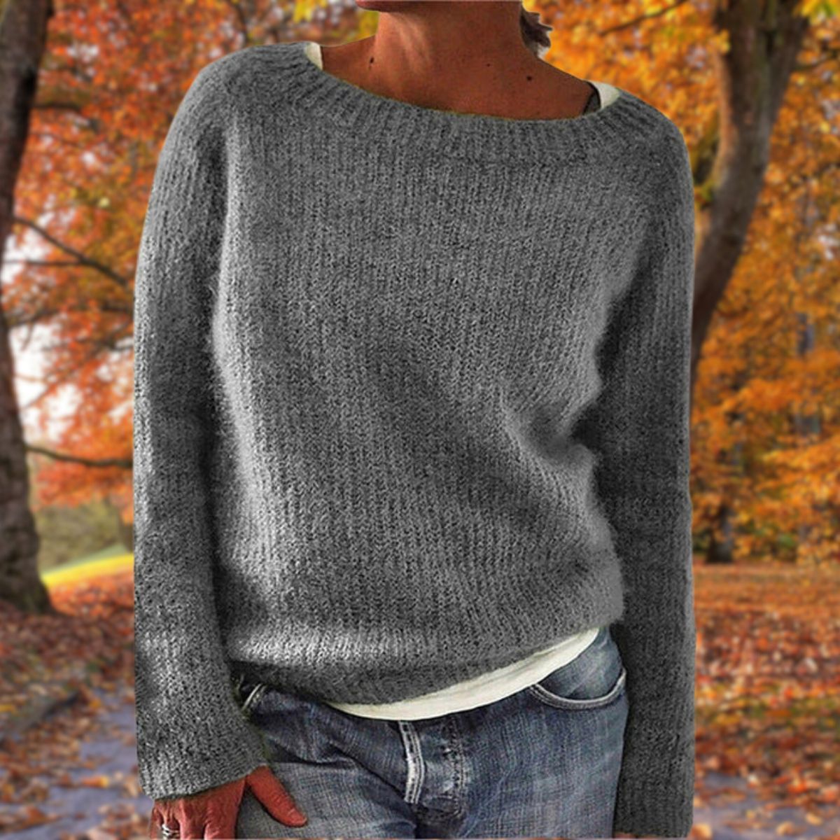 Leah | Klassischer Pullover aus Wolle