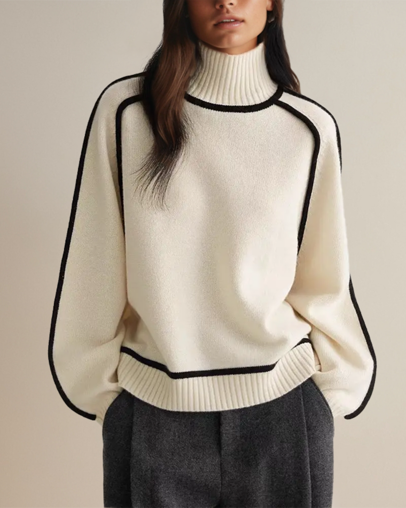 Aldea | Eleganter Rollkragenpullover