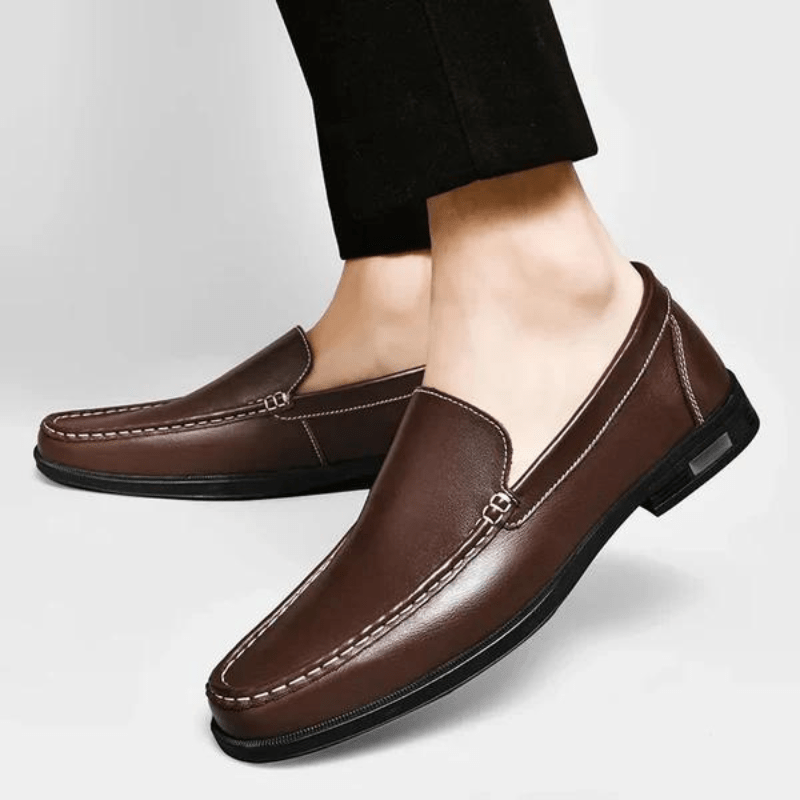 Lorenzo Italienische Leder-Slipper