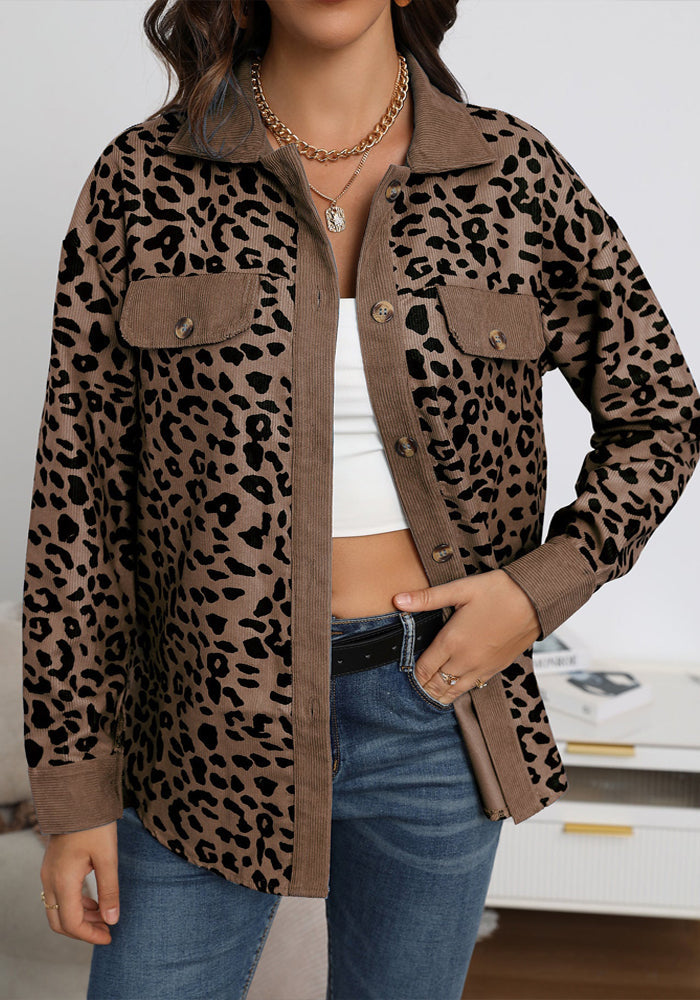 Connie | Leoparden-Strickjacke