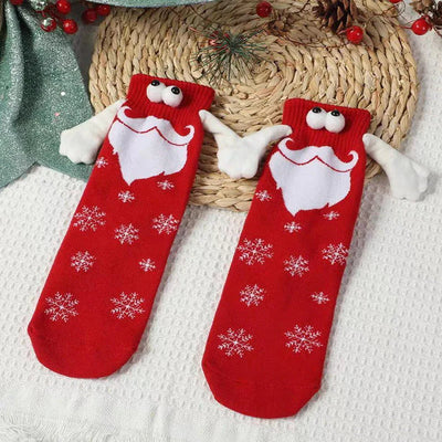 🎄🧦Weihnachten Hand in Hand Socken | 1+1 FREI