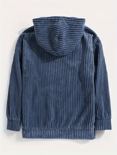 Bastian | Pullover mit Kapuze aus Cord