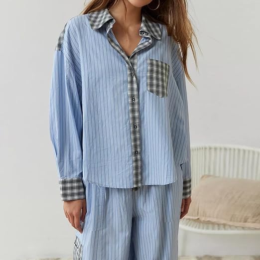 Johanna | Kuscheliges & lockeres Pyjama-Set