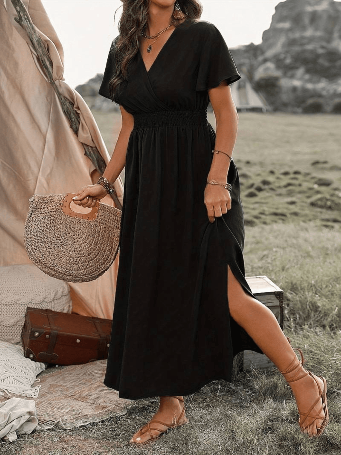 Franziska | Elegantes langes Kleid