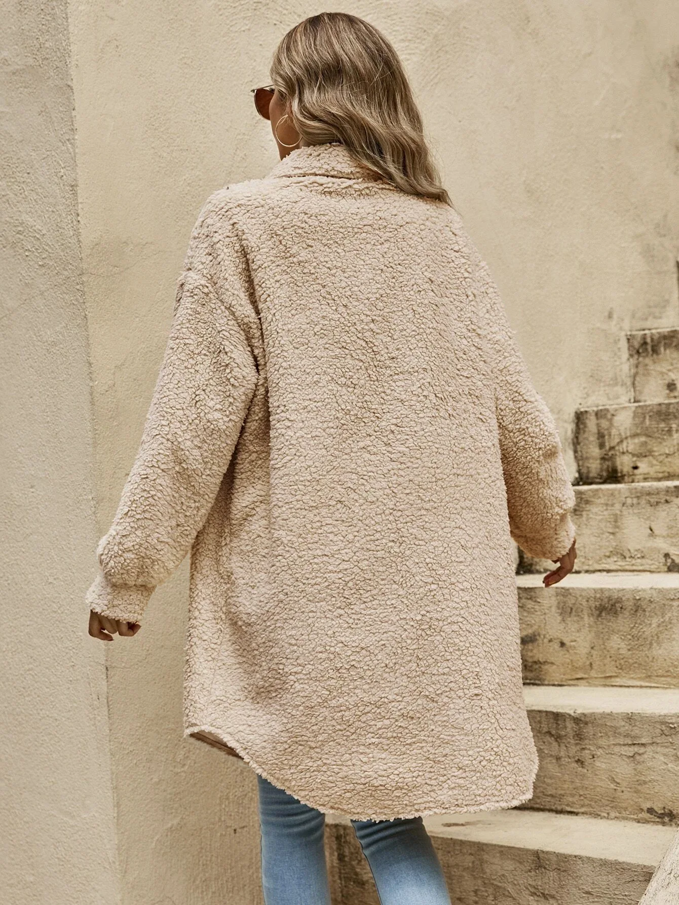 Haley | Lässige Strickjacke Büromantel