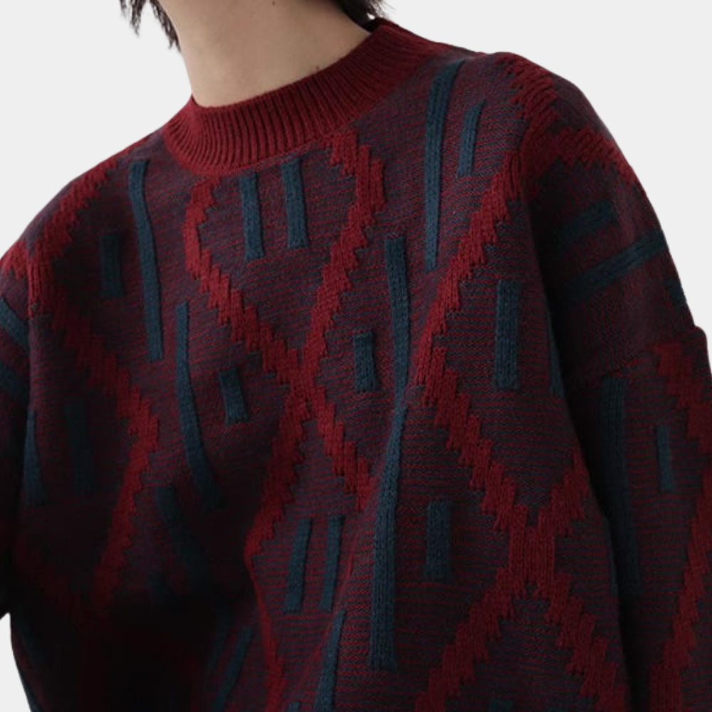 Maik | Moderner Strickpullover