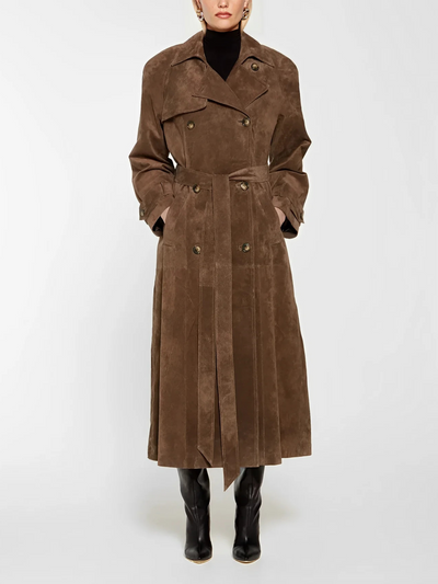 Lilly | Trenchcoat aus Wildleder