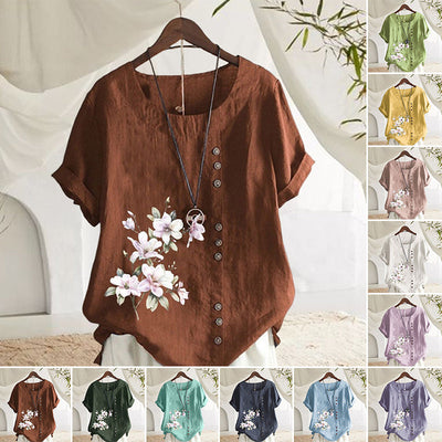 Leela | Bequemes Leinenhemd aus Baumwolle