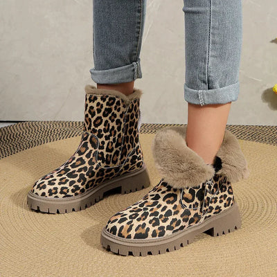 Emily | Stylische Leoparden Stiefel