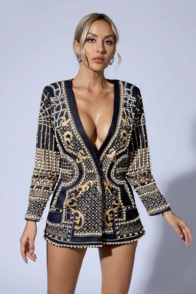 Milani | Damen Blazer Kleid