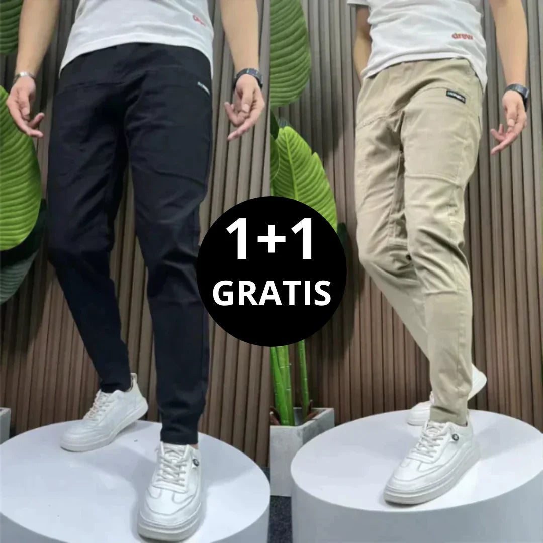 Miro | Dehnbare Cargohose 1+1 GRATIS