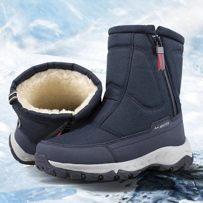 Frostine | Warme Plüsch Winterstiefel