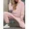 Eva | Warmes Winter-Kapuzenpullover- und Hosen-Set