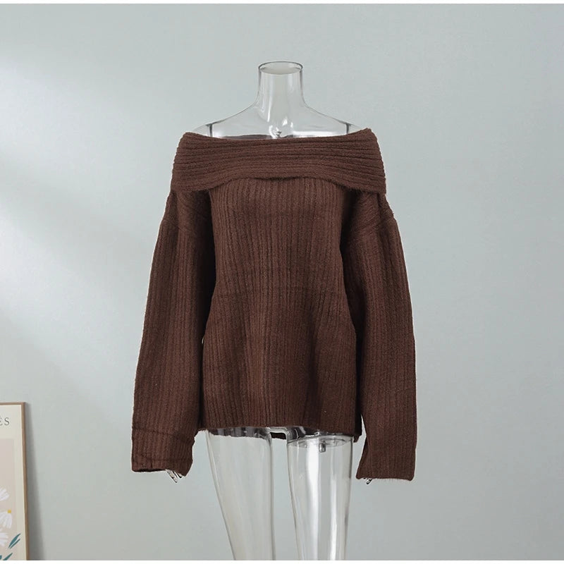 Elena | Hals Pullover für Frauen