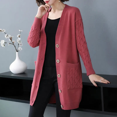 Sari | Mittellange Strickjacke