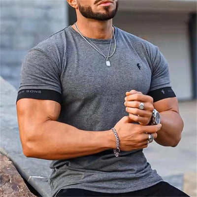 Friedrich | Muscle Fit T-Shirt mit kurzen Ärmeln