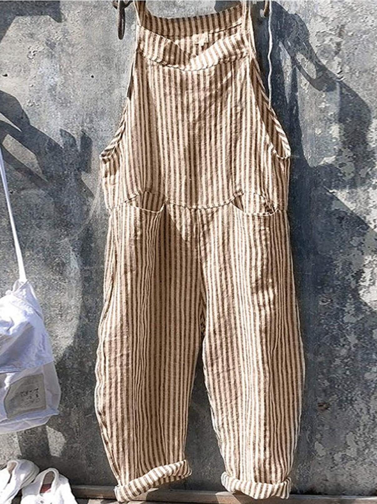 Lajla | Gestreifter Jumpsuit