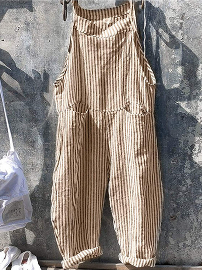 Lajla | Gestreifter Jumpsuit