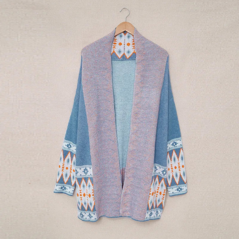 Aztec | Vintage Damen Strickjacke