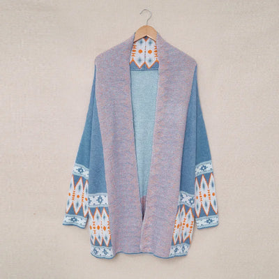 Aztec | Vintage Damen Strickjacke