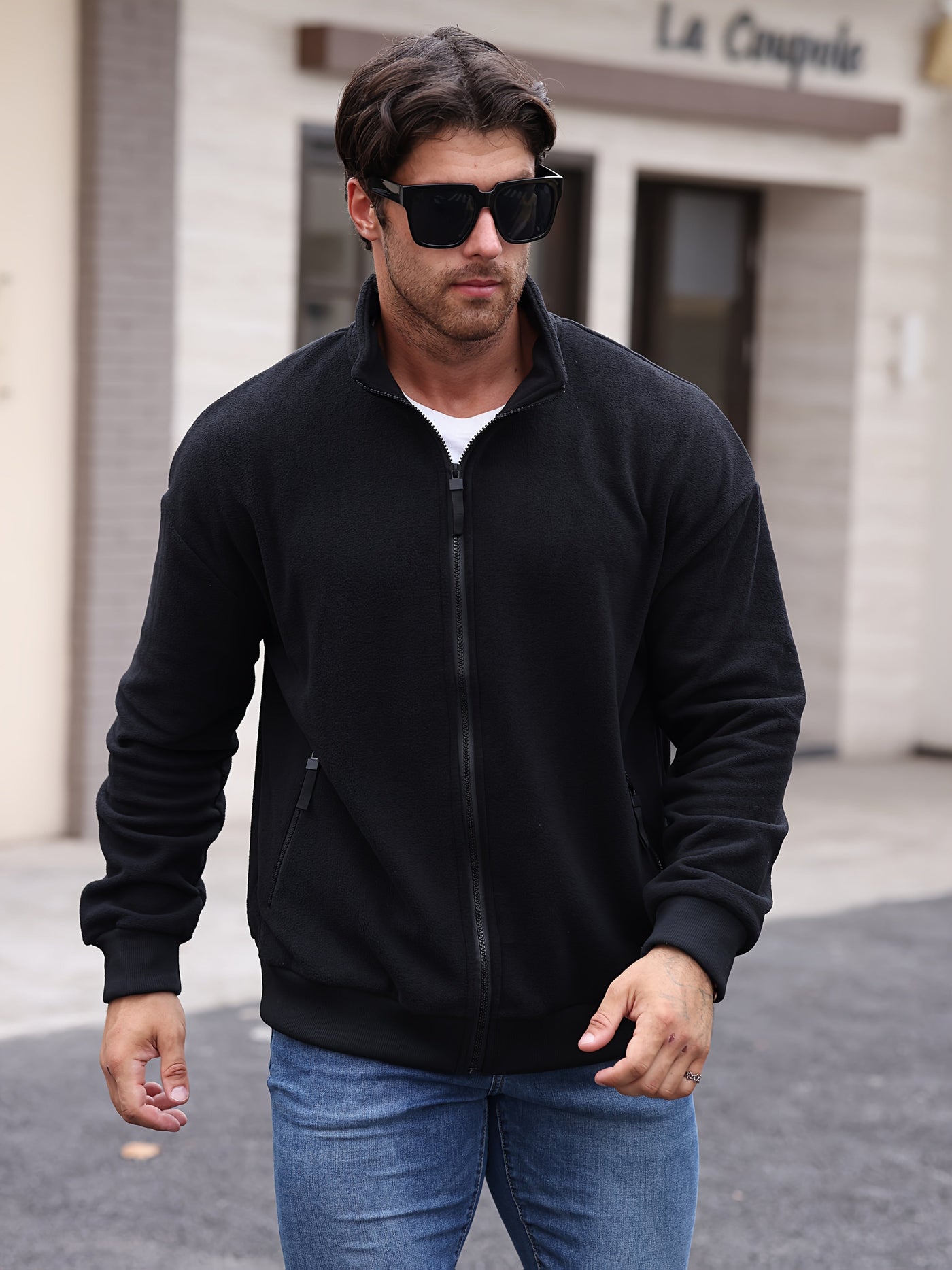 Mike | Stretch-Softshell-Fleecejacke