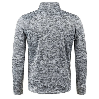 CESAR | Herren Pullover mit viertel Reißverschluss