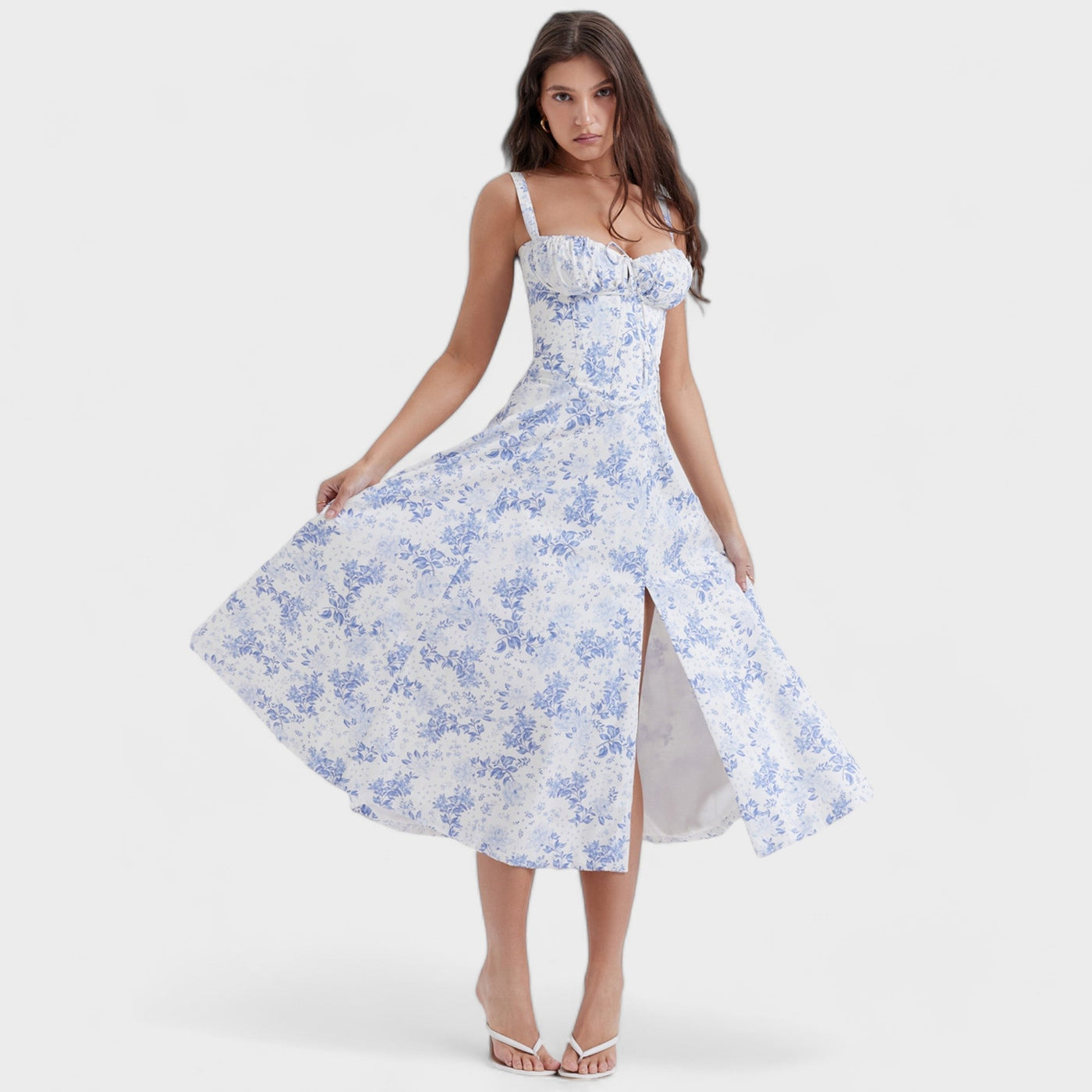 Eberta | Floral Milk Kleid