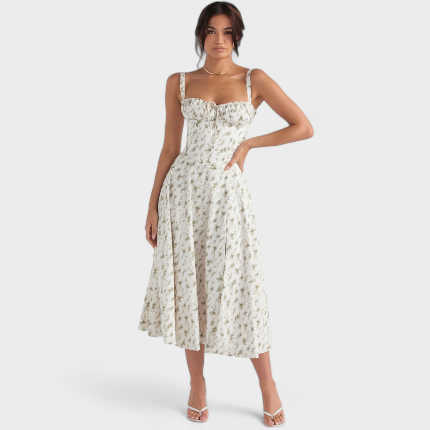 Eberta | Floral Milk Kleid