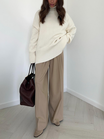 Nora | Minimalistischer Basic Rollkragenpullover