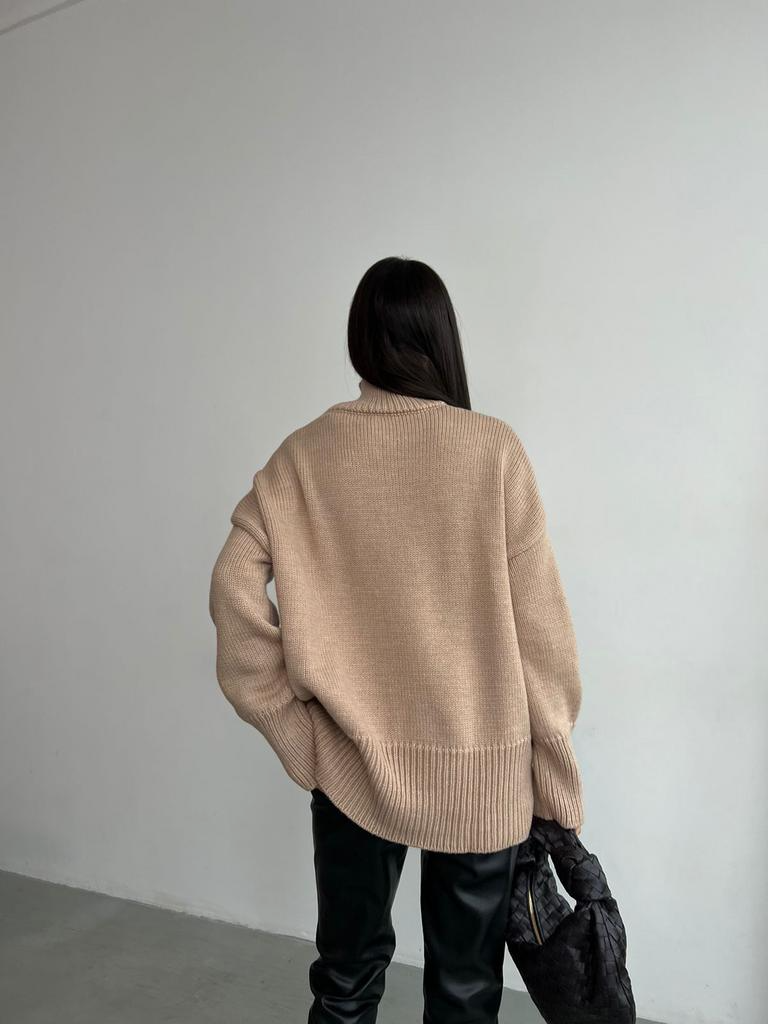 Nora | Minimalistischer Basic Rollkragenpullover