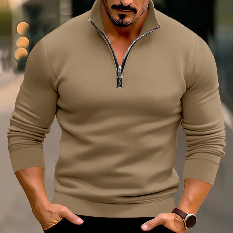 Levi | Lässiger Pullover mit Reißverschluss