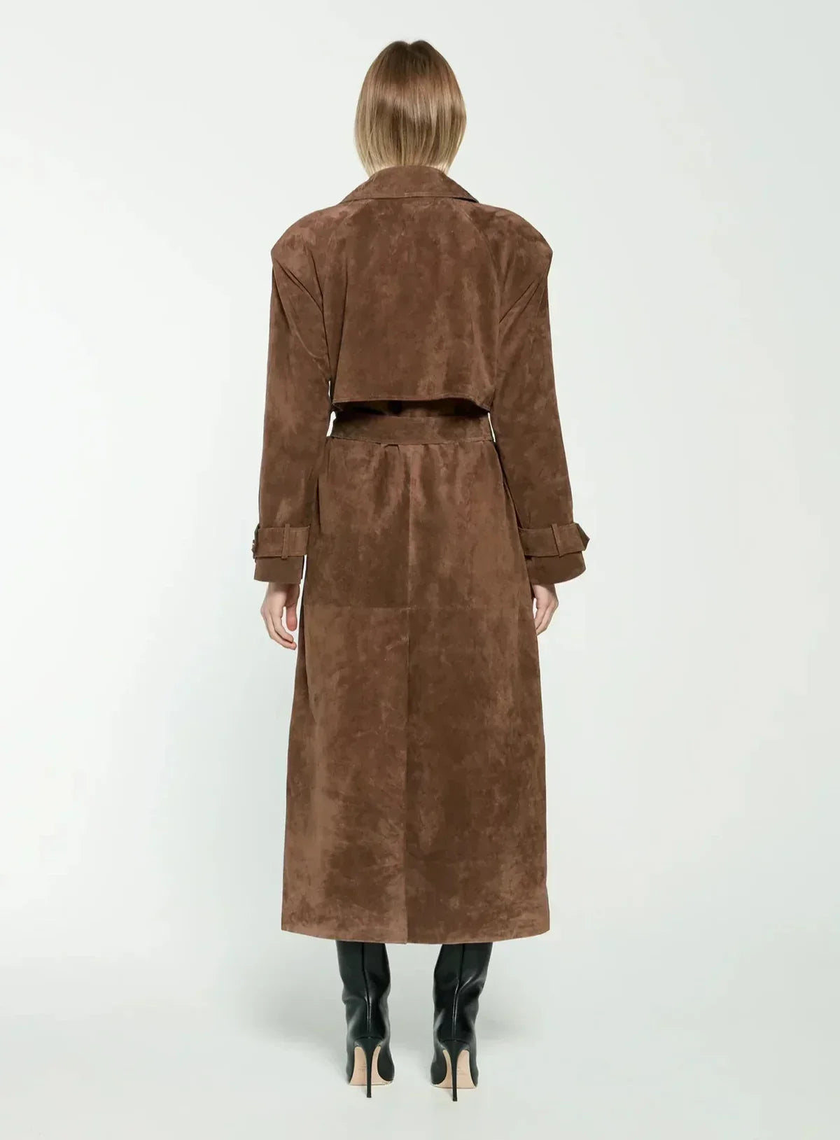 Lilly | Trenchcoat aus Wildleder