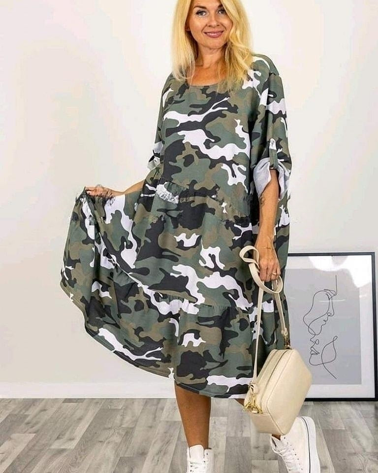 Baila | Camouflage-Kleid für den Frühling