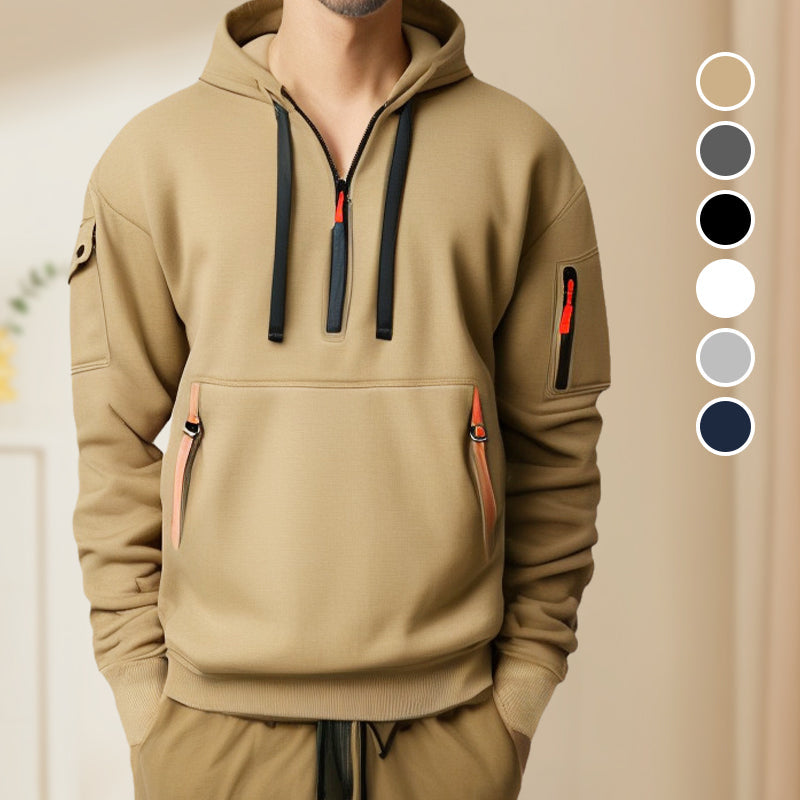 Adriano | Halber Reißverschluss Hoodie