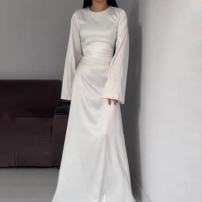 Heidi | Elegantes langes Kleid aus Satin