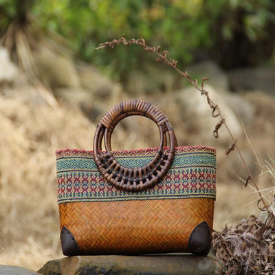 BOHEMIAN COUTURE HANDGEWEBTE TASCHE