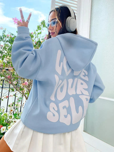 Phoebe | "Liebe dich selbst" Kapuzenpullover