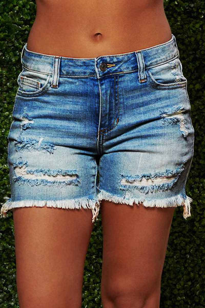 On-trend Ripped Sexy Denim Shorts