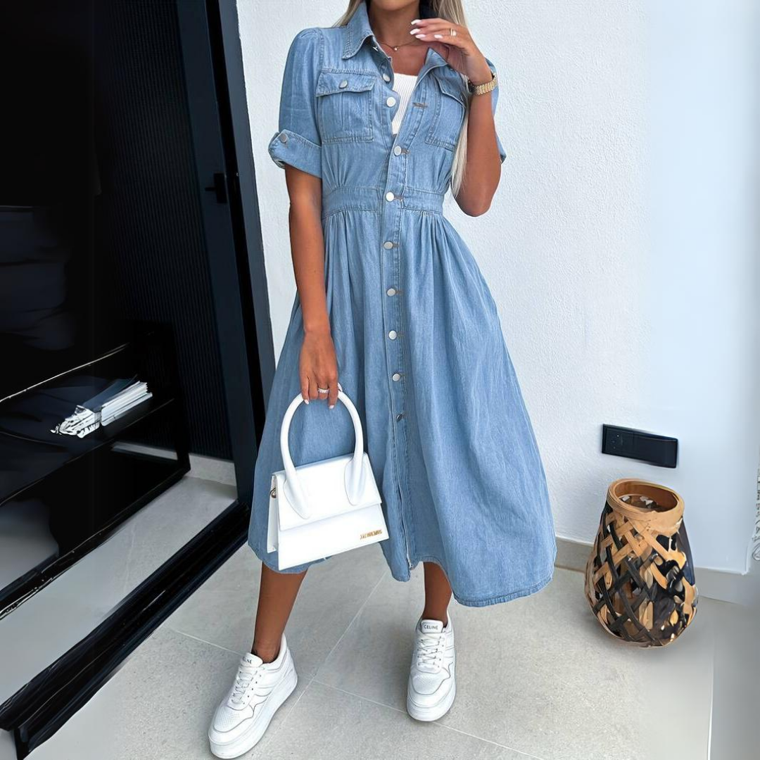 Alissa | Trendy Denim Kleid für Frauen