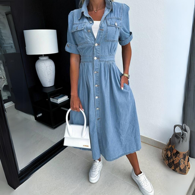 Alissa | Trendy Denim Kleid für Frauen