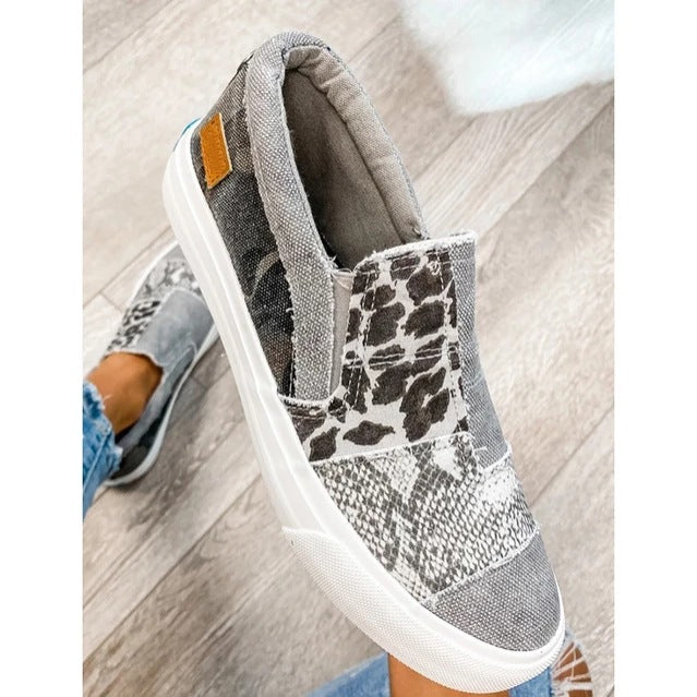 Beverly™ - Entspannter Slip-On aus Canvas mit Tiermotiven