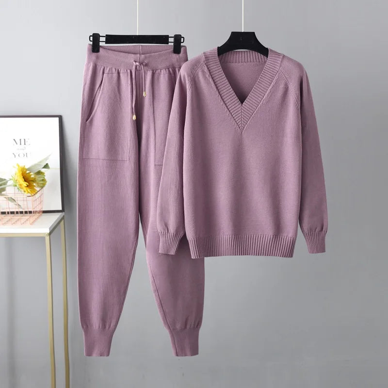 Axelle | Luxe Pullover & Hose Set